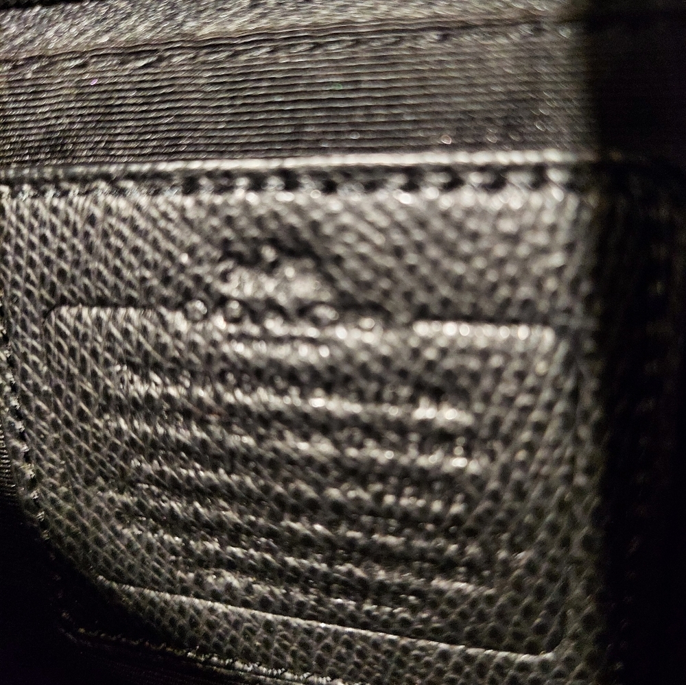 Coach Signature File Bag In Brown Coated Canvas with Black Leather Trim. EUC - Picture 11 of 13